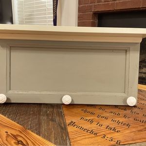 Measuring (21.5” L x 11” T x .75” W, Top shelf width is 3.75”)